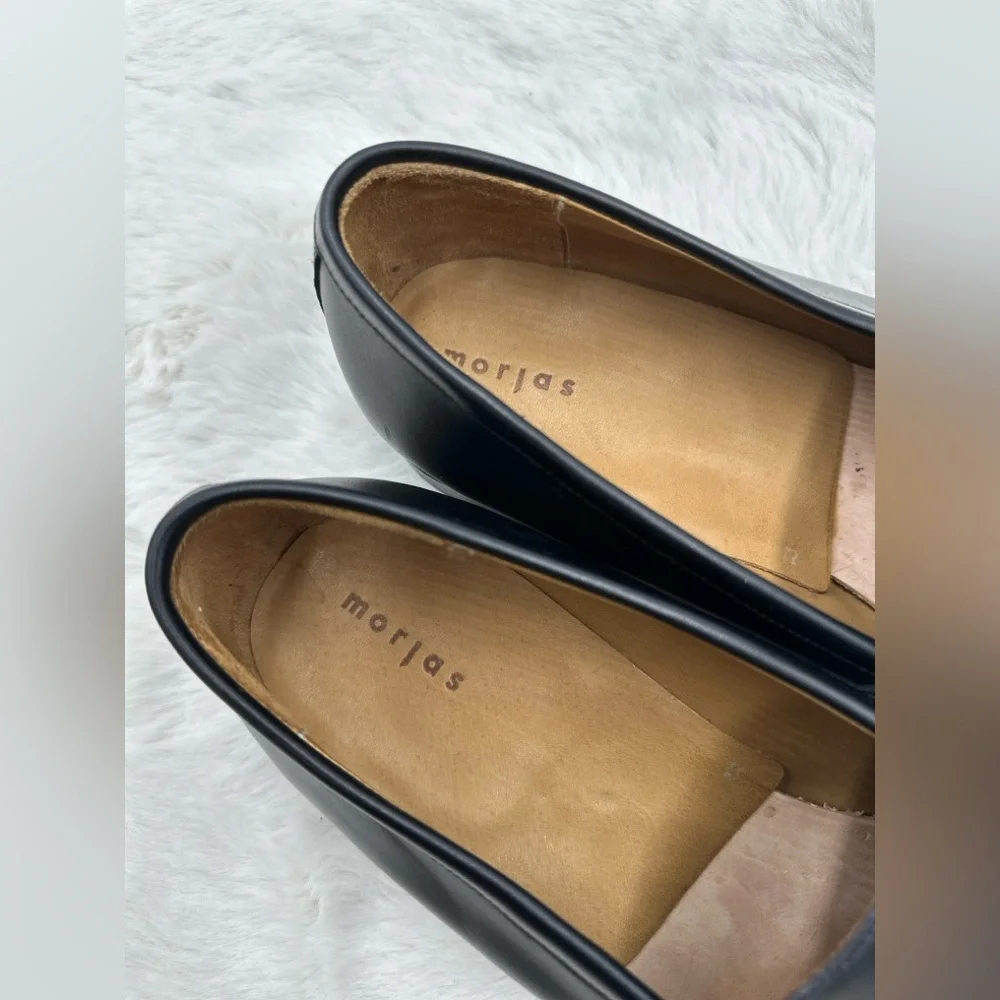 Morjas Ivy Loafers in‎ Black Leather NEW size 13 US 13.5